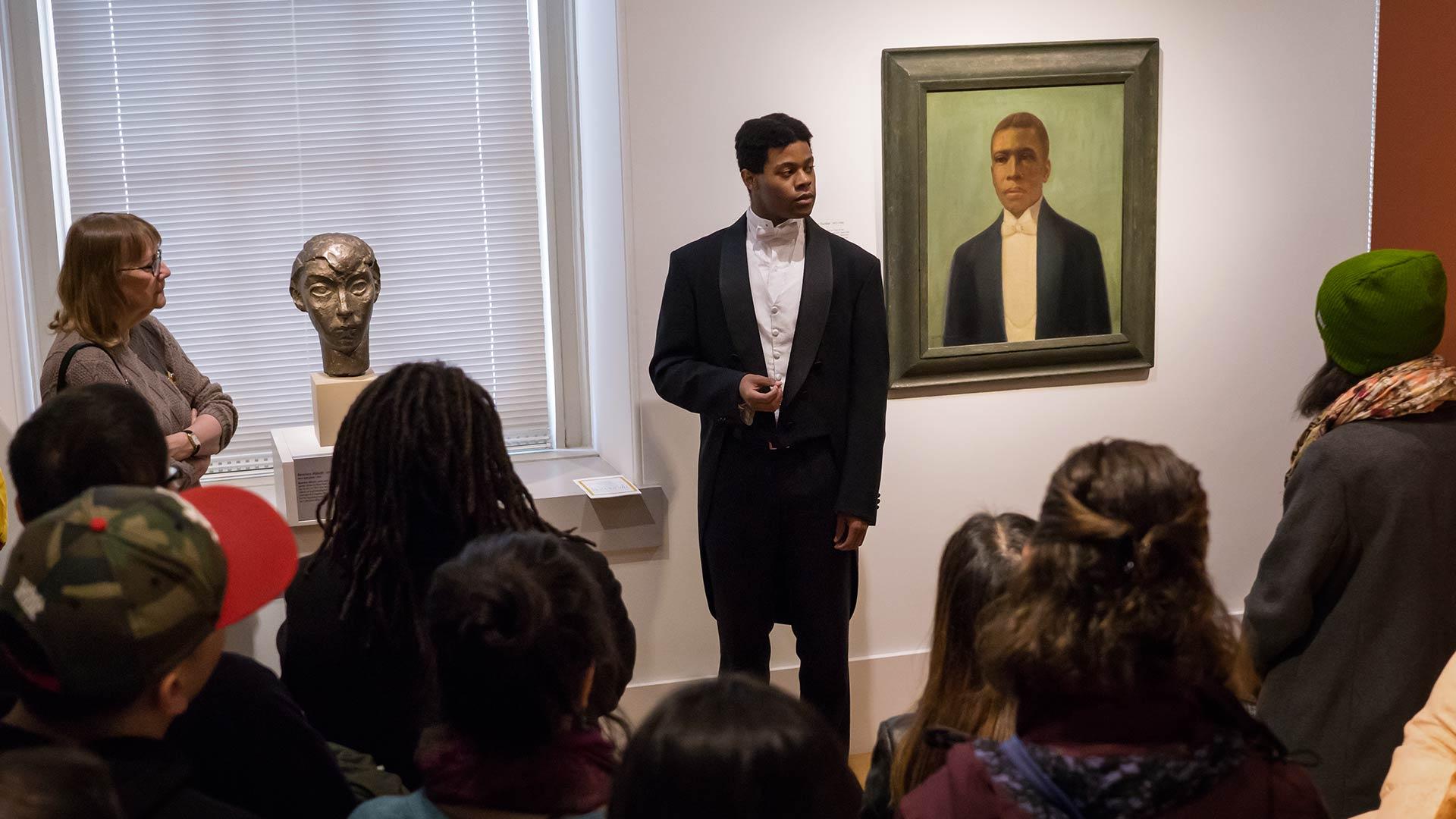 Morgan Scott as Paul Laurence Dunbar in "Measure of Our Lives"